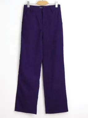 Women's Corduroy Flare Pants,Purple