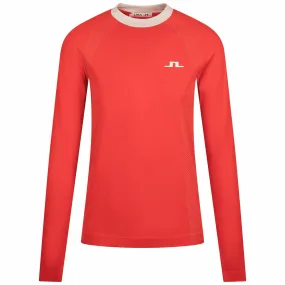 Womens Joelle LS Base Layer Flame Scarlet - SU24