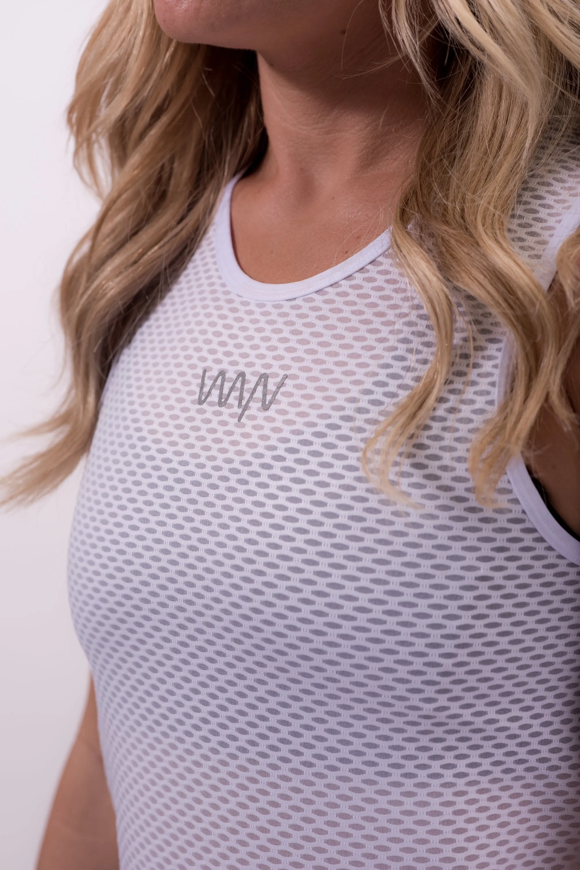 Women's Sleeveless Base Layer - White