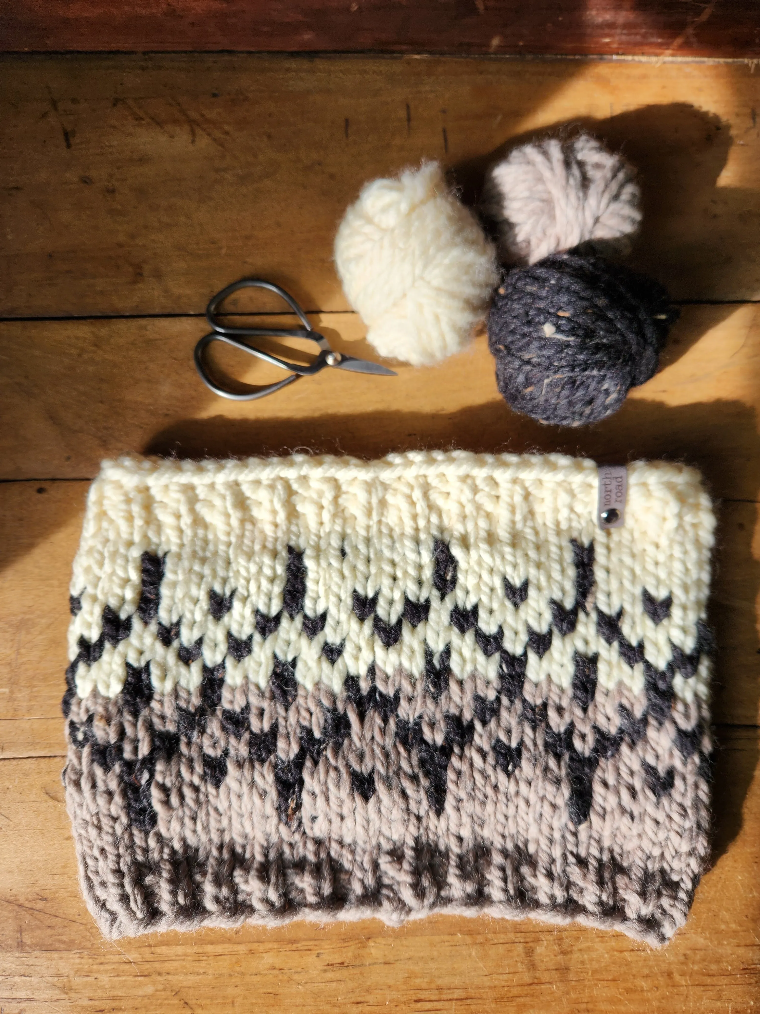 Wool Blend Pom Hat and Cowl Set