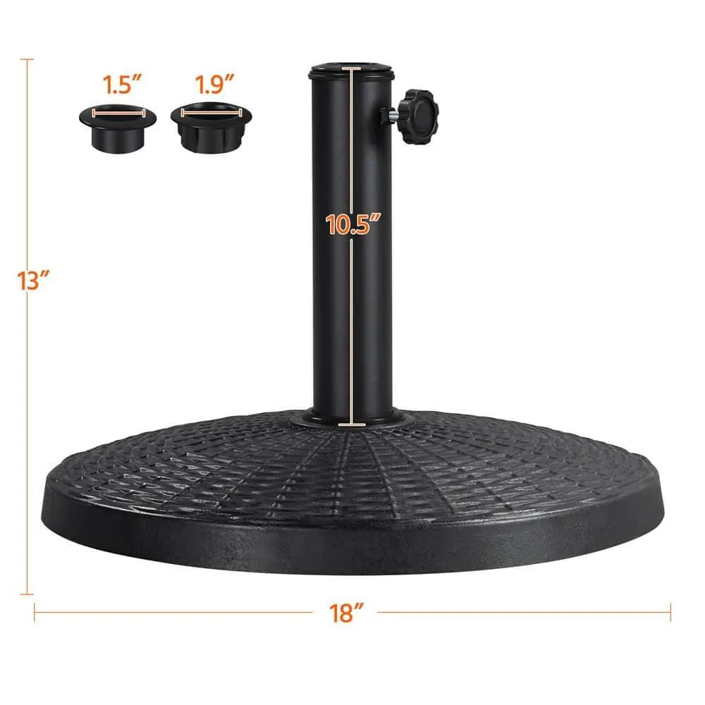 Yaheetech Patio Market Umbrella Base